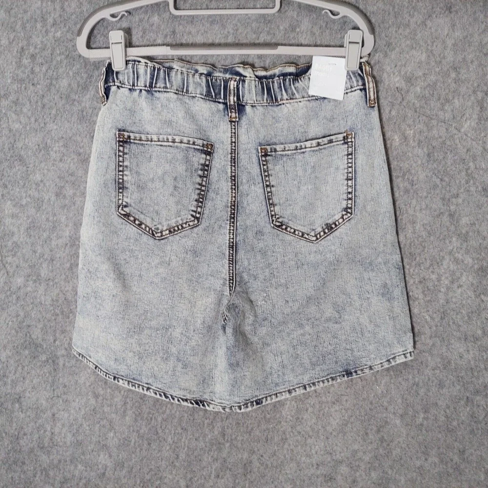 S.O.N.G Shorts 1 25 Y2K Baggy 80s Acid Wash Denim Pocket Stretch retro‎
